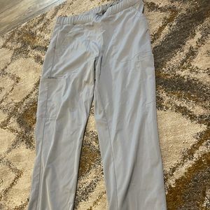 Large Light Gray Scrub Pants